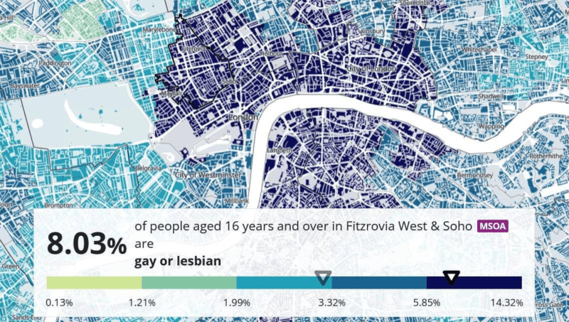 Геи и лесбиянки в центре Лондона