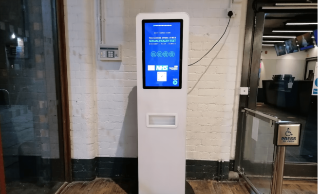 Автомат для бесплатного тестирования на ВИЧ в Великобритании